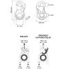 Блок-ролик с зажимом TURBOLOCK, САМР, артикул 3185